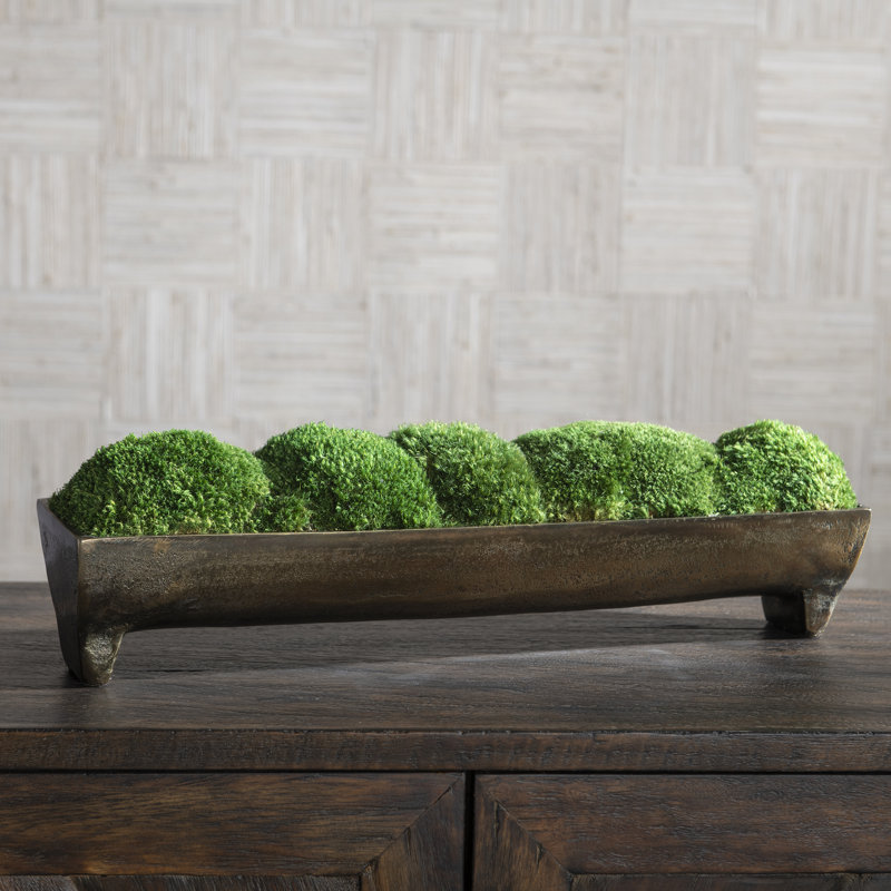5 " H Faux Moss Plant