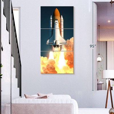 Launching Space Shuttle
