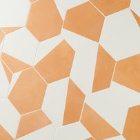 GeoHex Burst 8" Hexagon Matte Porcelain Floor and Wall Tile (9.03 Sq. Ft. / Case)