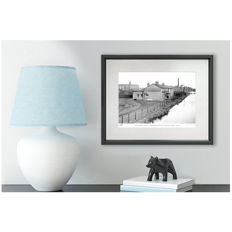Ellesmere Port, The Shropshire Union Canal C1955 by Francis Frith - Single Picture Frame Print, 40cm H x 50cm W x 2.3cm D