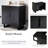 Solid Wood Frame Bathroom Vanity Set with Sink And Storage Cabinet-107522889