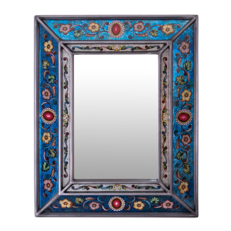 Traditional Medallion Artisan Crafted Wall Mirror
