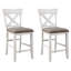 Chaise d'appoint rembourrée en laine Danian-1716910913