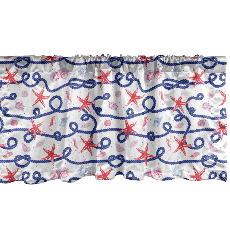 Multicolore cantonnière Ambesonne, L 54 po x L 12 po