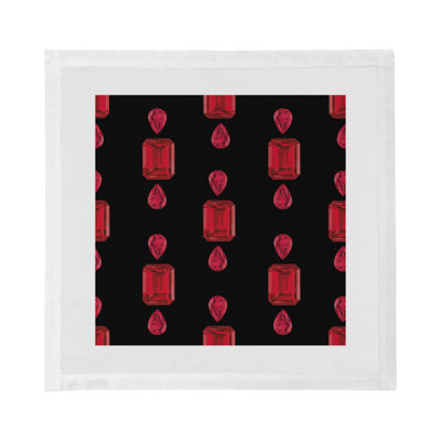 Gem Rubys Cotton Sateen Dinner Napkins