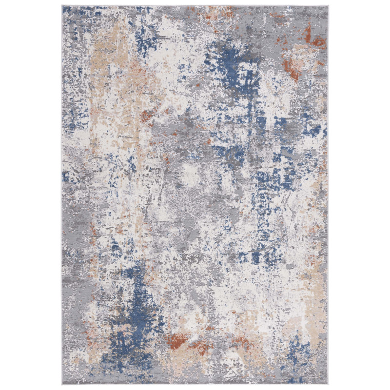 Chandlor Eternal Performance Abstract Rug, Rectangle 4' x 6'