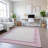 Premium Machine Washable Elize AMF1398 Stripes Rug-1984636112