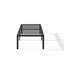 Structure de lit plateforme en métal noir 18 po, lit simple sans sommier, fentes pour la tête de lit, pas de bruit-1904236425-1898641393
