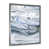Toile argentée avec cadre d'angle fermé