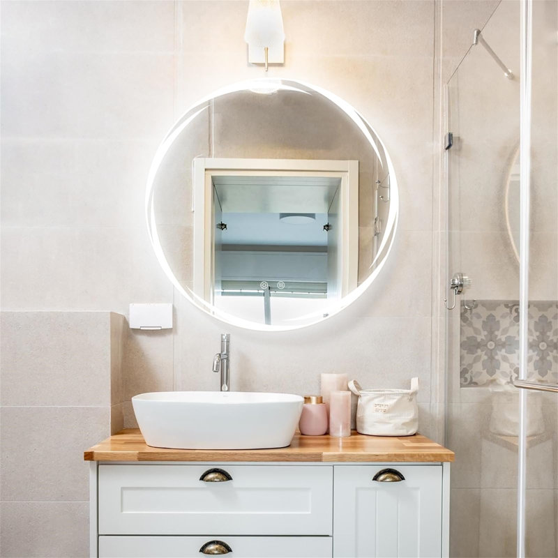 Daquita Round Mirror, 60cm x 60cm