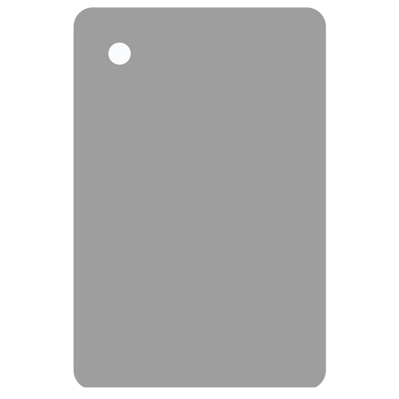 Elegant Kitchen and Bath Mirror Metal Finish Sample in Silver