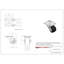 3.25 Inch Glass Filled Nylon Swivel Caster with Roller Bearing and Swivel Lock