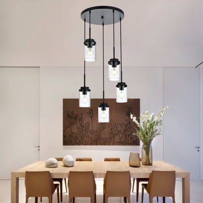 Ashvir 5 - Light Kitchen Island Pendant