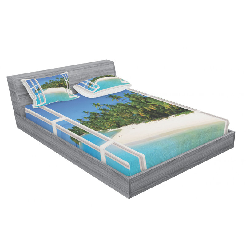 Microfiber Sheet Set, Full Sheet Set with Fitted Sheet