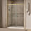 Rely 59.62" W x 76.99" H Single Sliding Frameless Shower Door