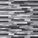 Slender Metal Linear Mosaic Wall Tile
