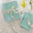 Cotton Blend Jersey Knit Aqua All Season 3-Piece Twin XL Sheet Set-944867328-944867358