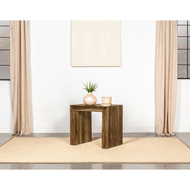 Rectangular Solid Wood End Table Auburn