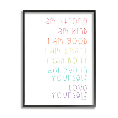 "Love Yourself Confidence" par Yass Naffas Designs, art textuel