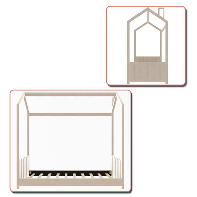 Lit plateforme simple Aretha