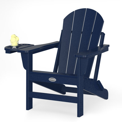 Garbani Plastic Folding Adirondack Chair by Highland Dunes