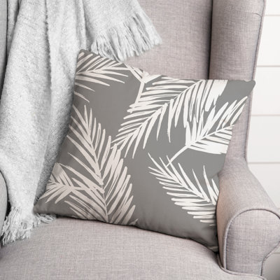 Nature Palm Square Pillow Cover & Insert