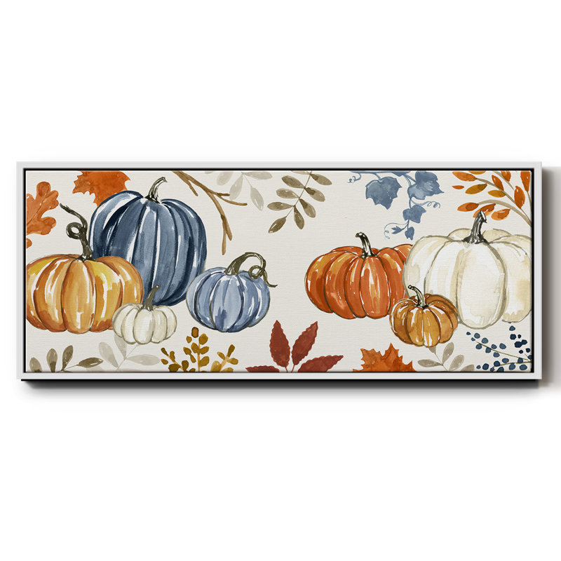 Harvest Time II- Framed Canvas, 24" H x 60" W