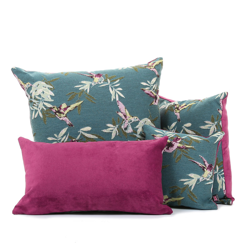 Bay Hill Floral Square Cushion, Medium