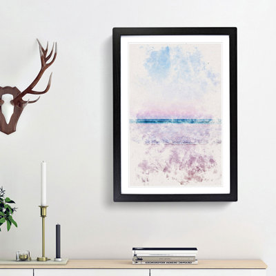 Luz Beach in Portugal - Picture Frame Painting Print