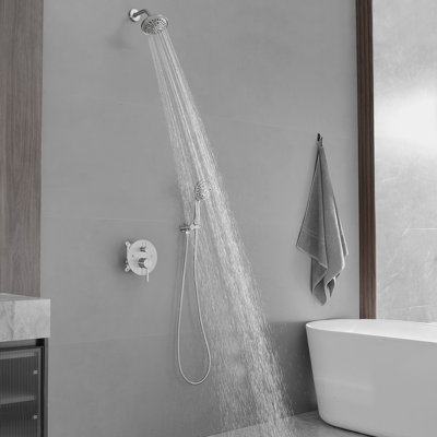 Système de douche complet avec valve brute
