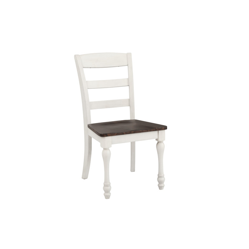 Chaise d'appoint en bois massif Bridgeview