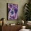Purple Daisy Sprinkle Botanical - Wrapped Canvas-1326337142-1326337140