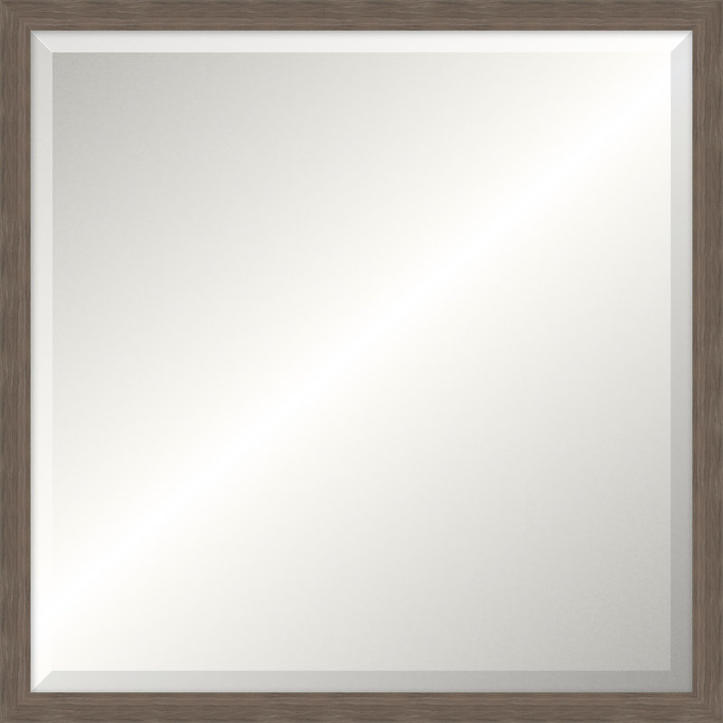 Miroir Peakhill, Carré 23,75 po x 23,75 po, Biseauté
