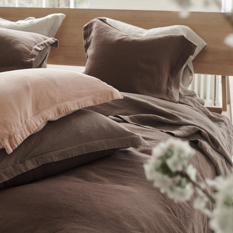 Biella Linen Fitted Sheets, Ivory, Queen Fitted Sheet