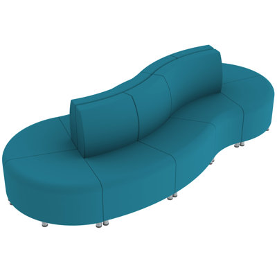 Ensemble de 10 chaises Pro Wave Connect Curved Wave
