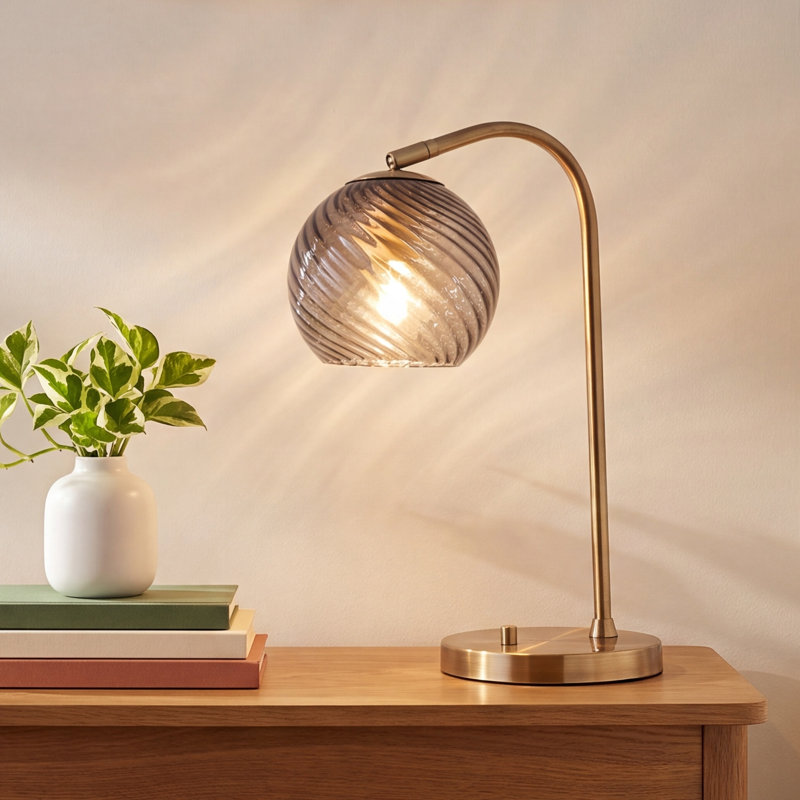 Delos Metal Arched Lamp