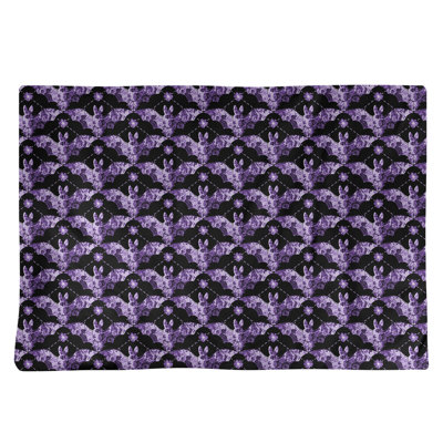 Napperon en coton 18 po floral bats