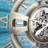 Wall Clock 36" Oversized for Living Room decor with Real Moving Gears England Collection-107103021