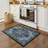 6'X9' Washable Area Rug with Non-Slip Rubber Backing Blue-118105523-122568110