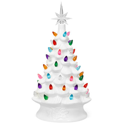 14' Lighted Pine Christmas Tree