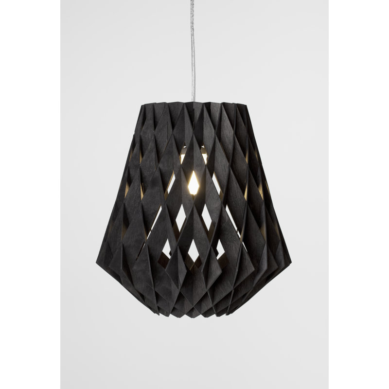 Pilke 1 - Light LED Pendant, Black Stained