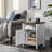 Farmhouse Nairoby Nightstand, End Table, End Tables with Barn Door and Shelf, Modern Bed Side Table Rustic Nightstands Set for Bedroom, Living Room ﻿-253371659-253371653