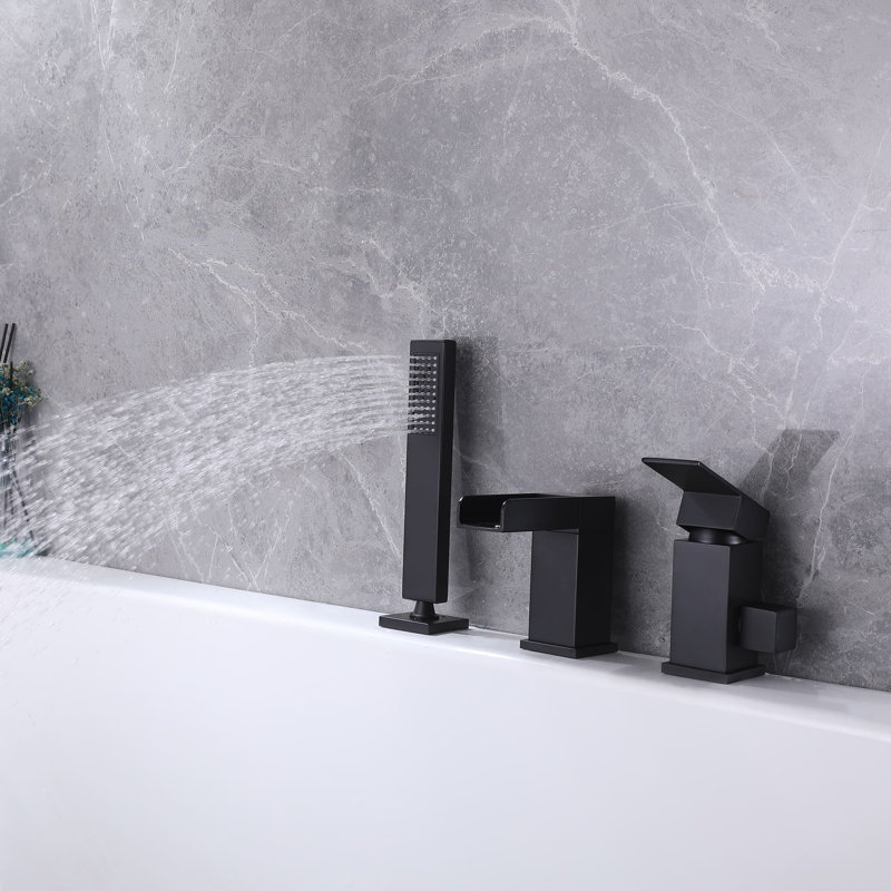 Robinet de baignoire romaine simple à fixation sur plateau