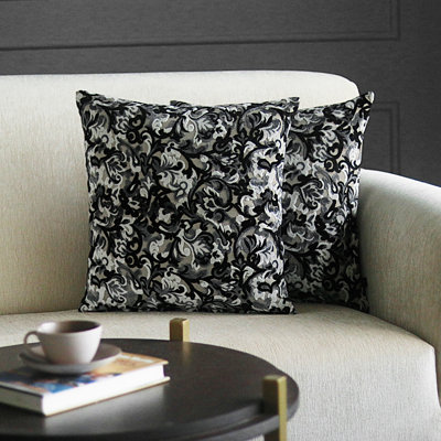 Floral Velvet Pillow Cover