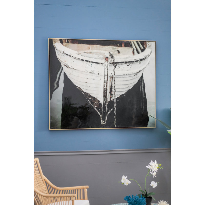 Art mural de grand bateau pour le salon