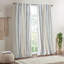 Panneau de rideau en coton 50 po x 84 po avec rayures et doublure en chenille-1854007930-1854007928