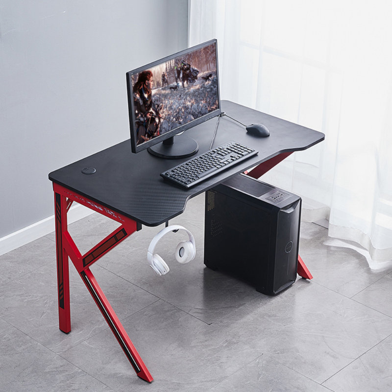 Standing Desk, Red/Black