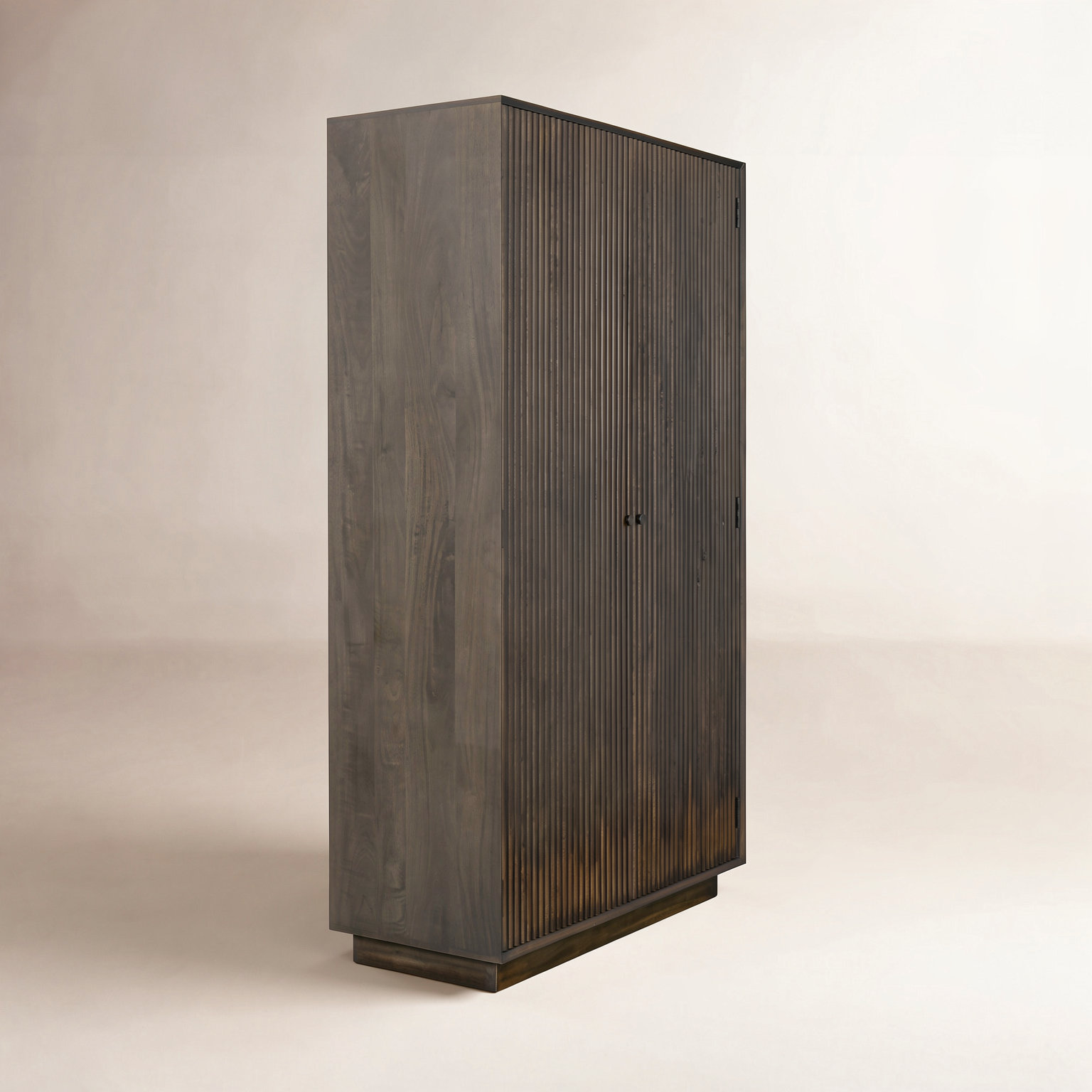 Mango Reeded Accent Cabinet