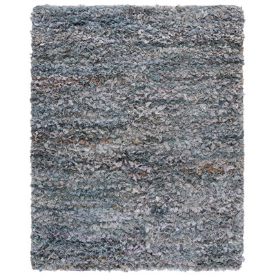 Oregon Shag Hand Loomed Performance Solid Color Rug