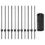 80 cm H x 2500 cm W Steel Border Fencing